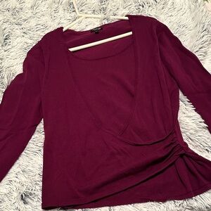 Apt. 9 Women's Deep Red Blouse